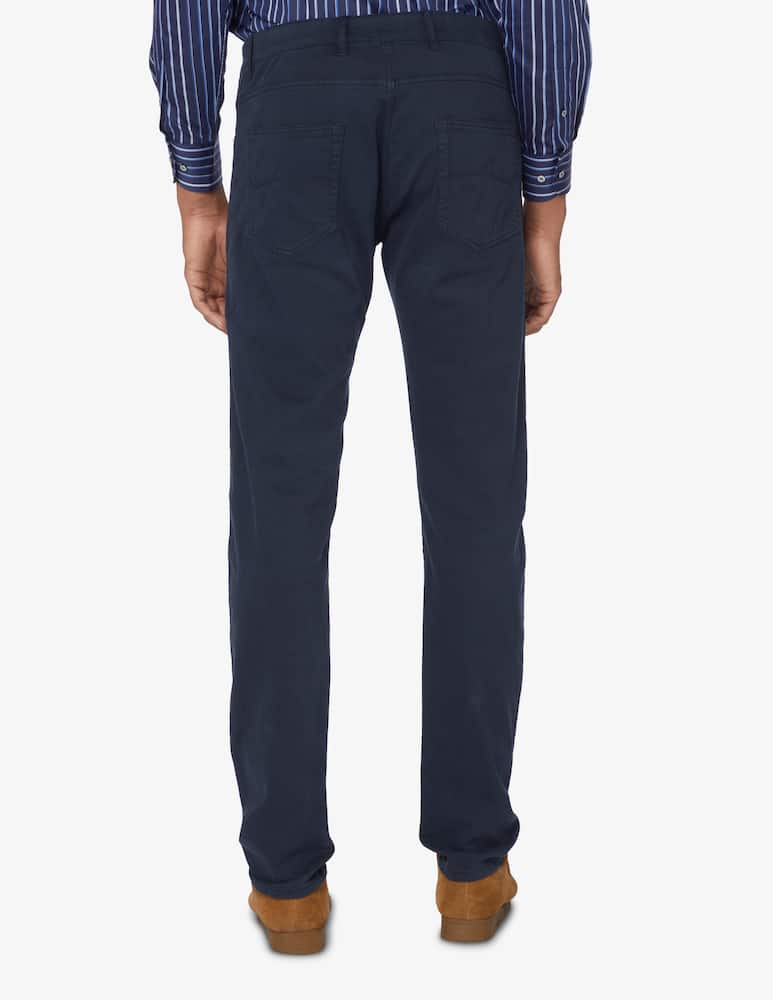 rinascente Paul & Shark Pantaloni 5tasche tencel - Blu