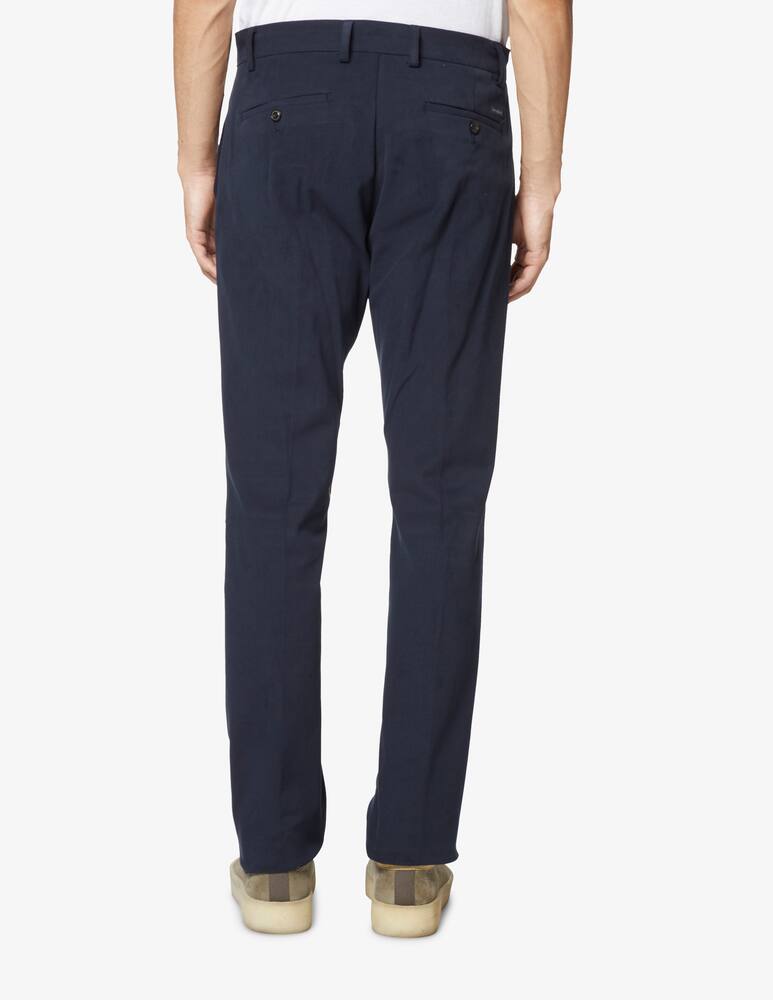 rinascente Paul & Shark Pantalone chino winter in cotone stretch - Blu