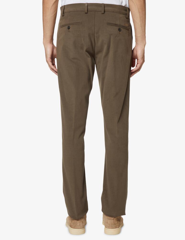rinascente Paul & Shark Pantalone chino winter in cotone stretch - Marrone