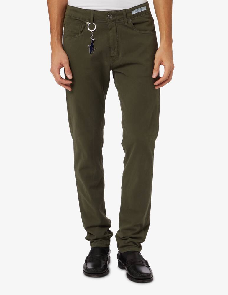 rinascente Paul & Shark 5pockets tencel pants - Green