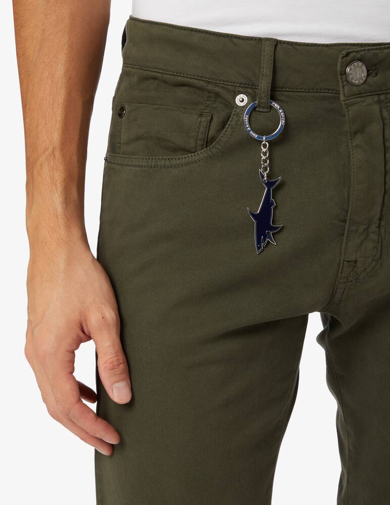 rinascente Paul & Shark 5pockets tencel pants - Green