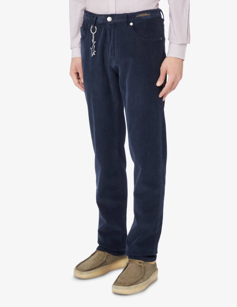 Paul & Shark Pantalone 5t velluto coste - Blu - immagine 2 Paul & Shark Pantalone 5t velluto coste - Blu - immagine 2