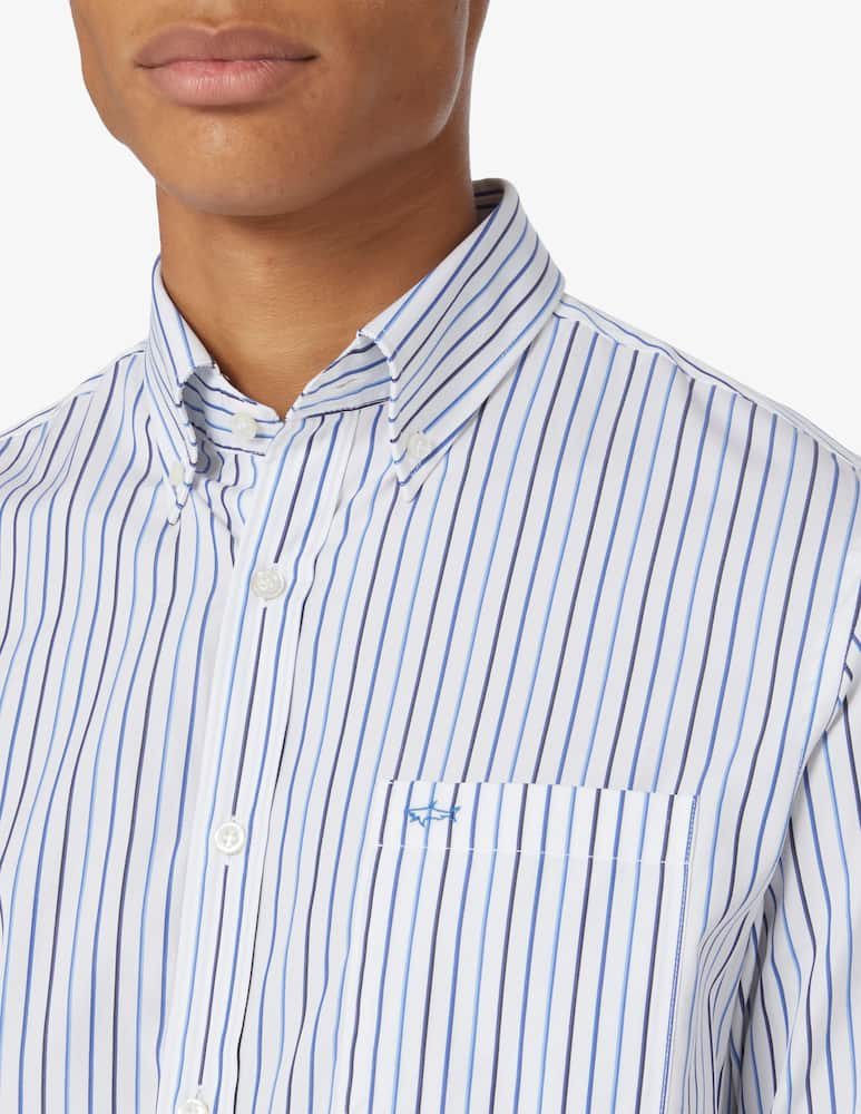 rinascente Paul & Shark Camicia a righe - Bianco