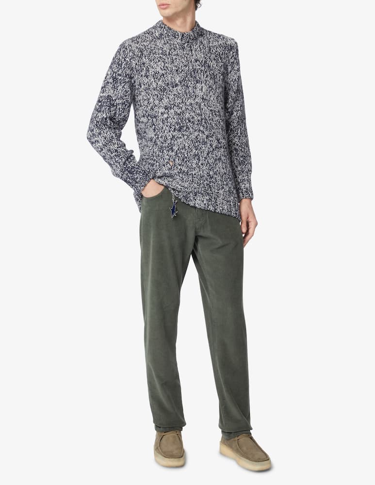 rinascente Paul & Shark Pantalone 5t velluto coste - Verde