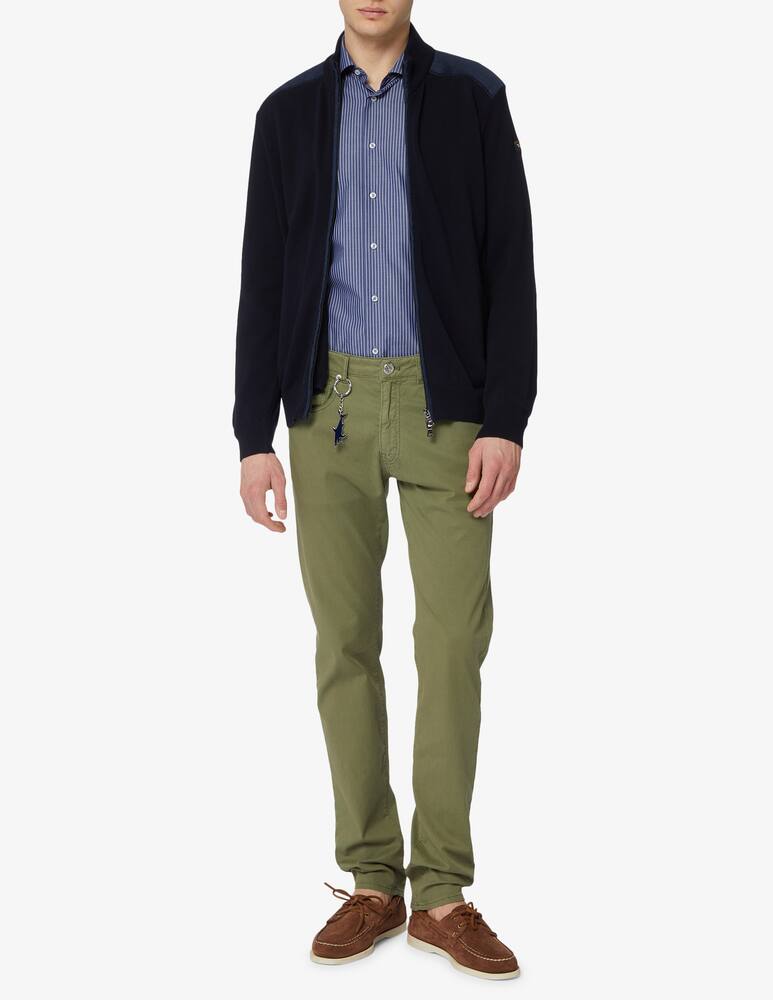 rinascente Paul & Shark Zipped cotton sweater 