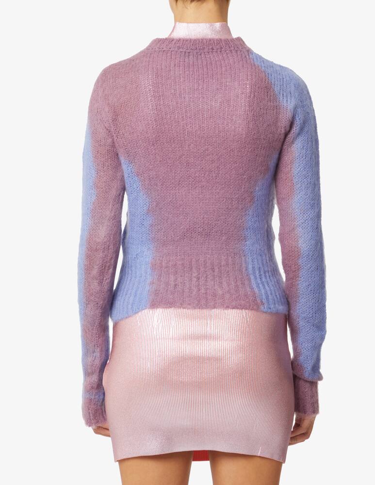 rinascente Diesel Maglioncino in misto lana bicolor - Lilla