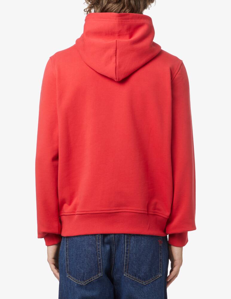 rinascente Diesel Terry big logo hoodie - Red