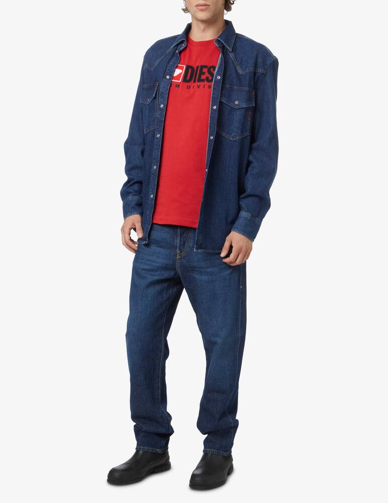 rinascente Diesel Terry big logo t-shirt - Red