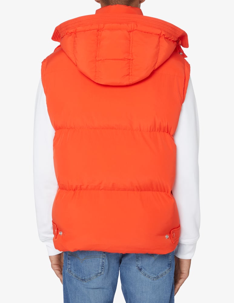 rinascente Diesel Hooded puffer vest - Orange