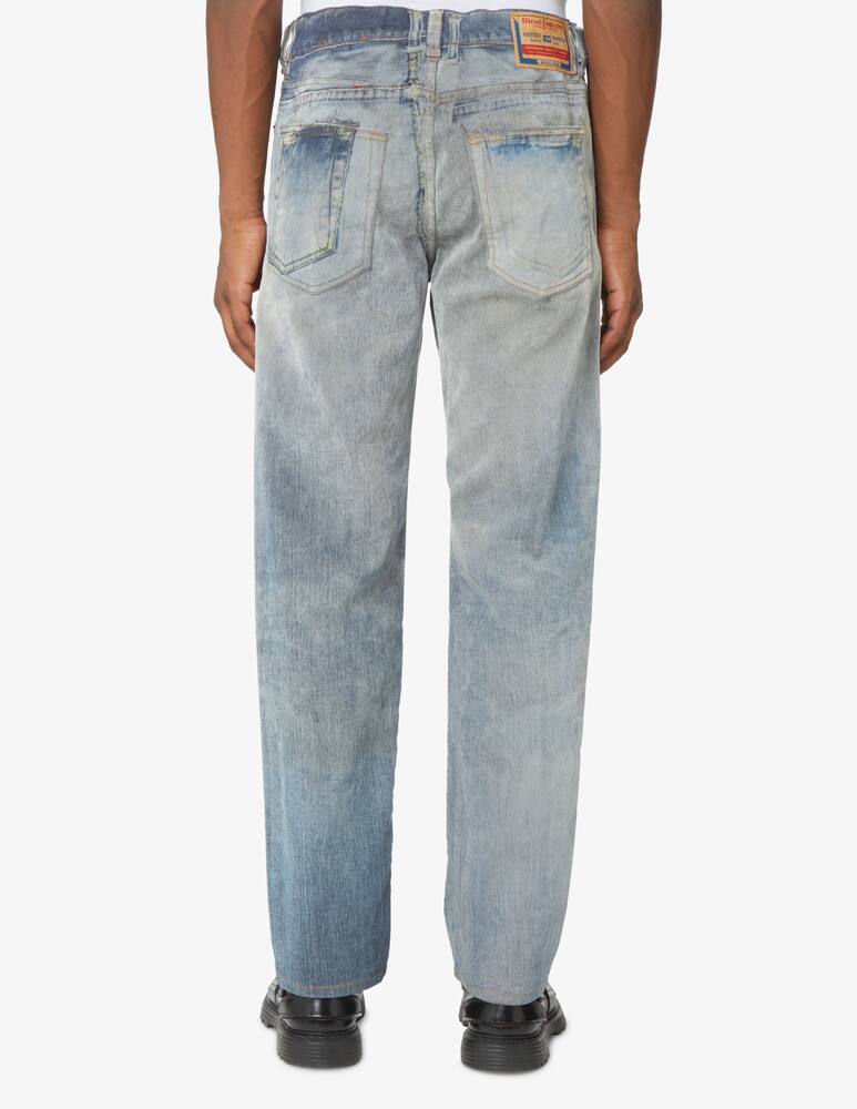 rinascente Diesel Velvet print denim - Light blue