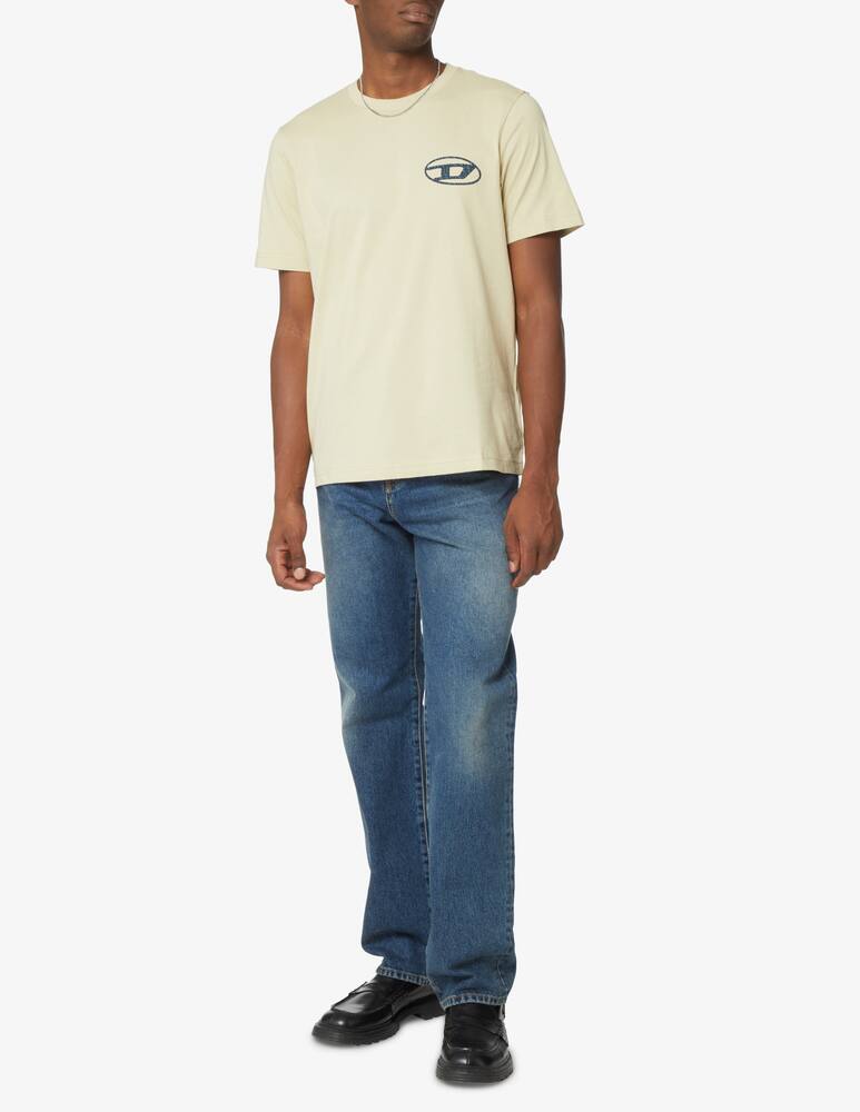 rinascente Diesel Maglietta con monogram sul retro - Beige