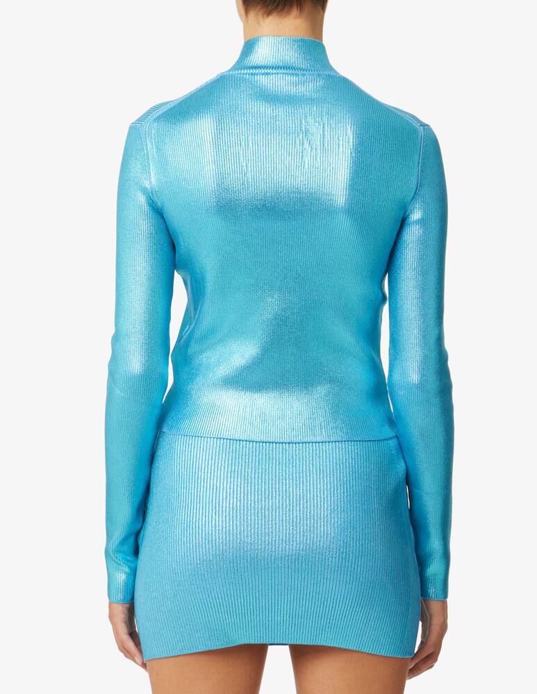 rinascente Diesel Top in maglia a maniche lunghe Show - Azzurro