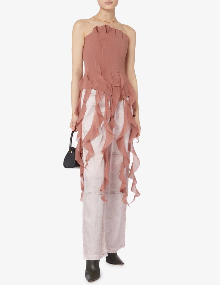 rinascente Poster Girl Calamity silk corset