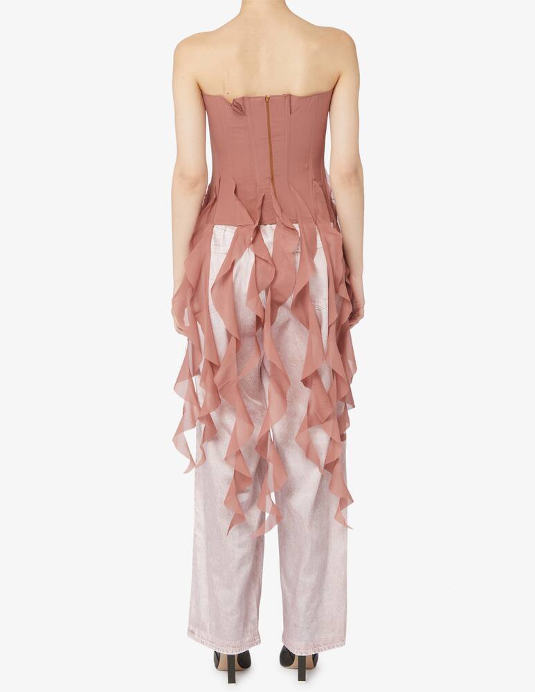 rinascente Poster Girl Calamity silk corset