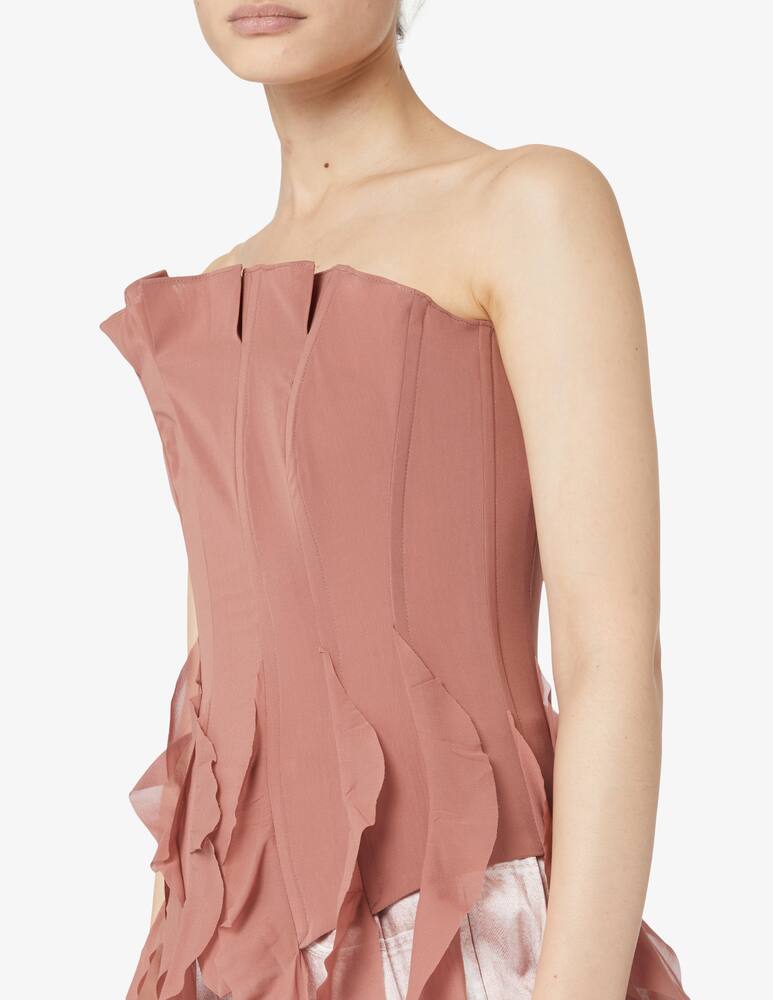 rinascente Poster Girl Calamity silk corset