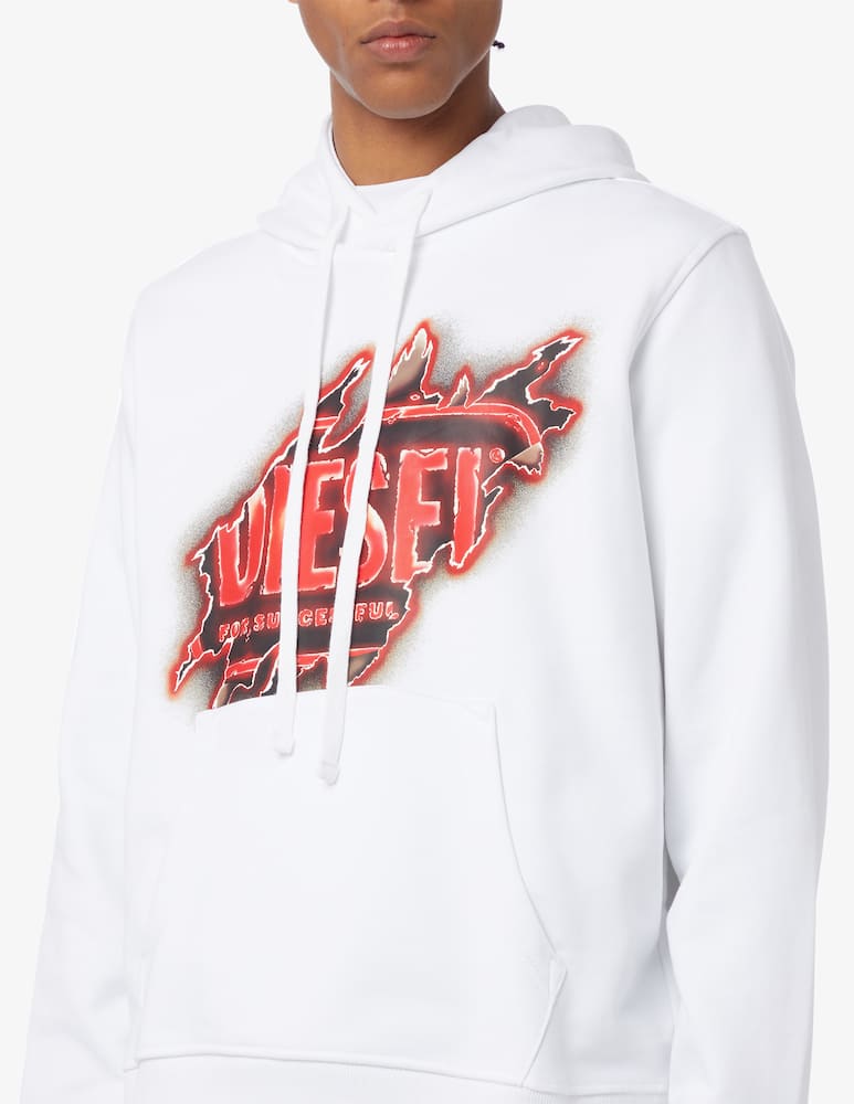 rinascente Diesel Logo hoodie 
