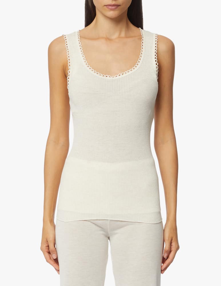 rinascente Lisanza Ribbed tank top