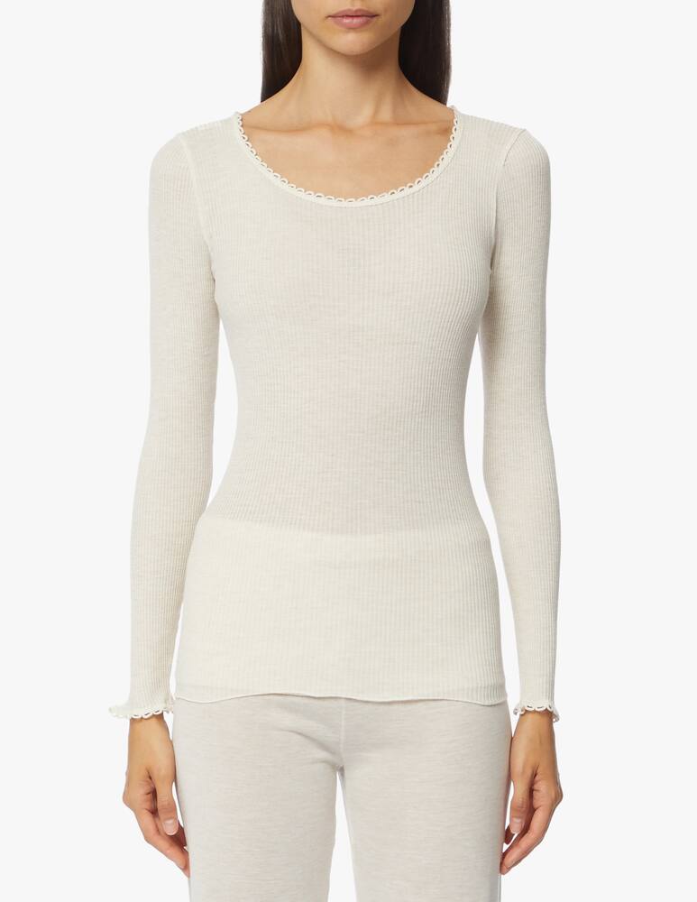 rinascente Lisanza Maglietta a manica lunga e a costine