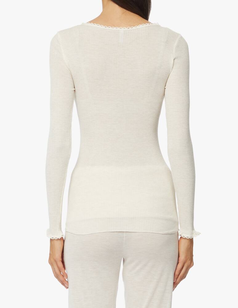 rinascente Lisanza Maglietta a manica lunga e a costine