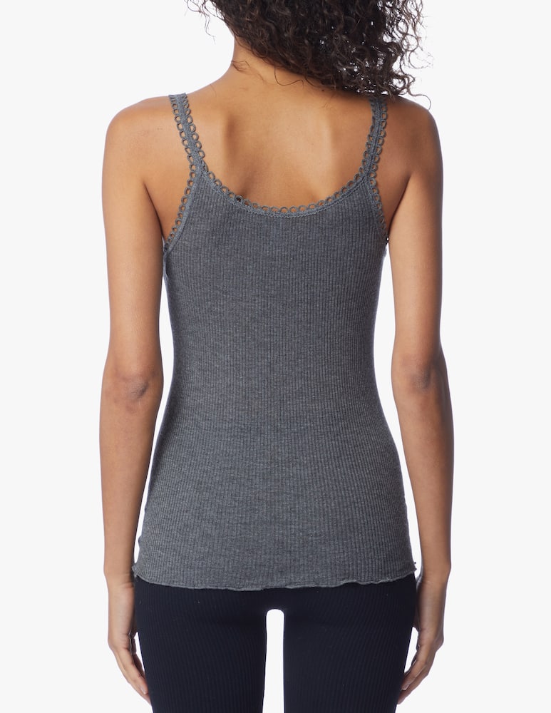 rinascente Lisanza Spaghetti ribbed top