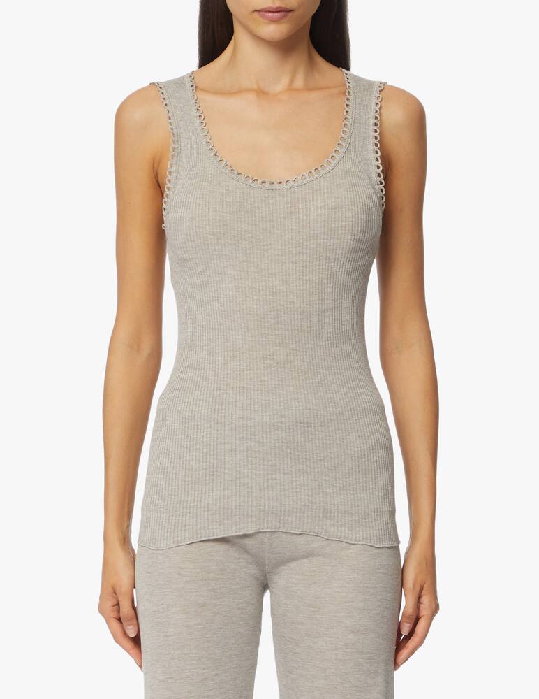 rinascente Lisanza Ribbed tank top