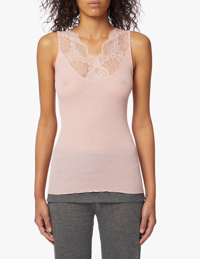 rinascente Lisanza Canotta a spalla larga e scollo a V