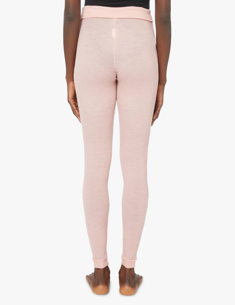 rinascente Lisanza Wool blend ribbed leggings