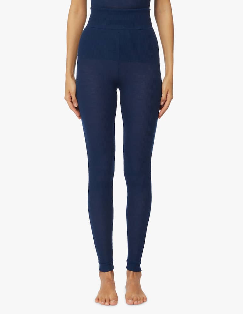 rinascente Lisanza Wool blend ribbed leggings