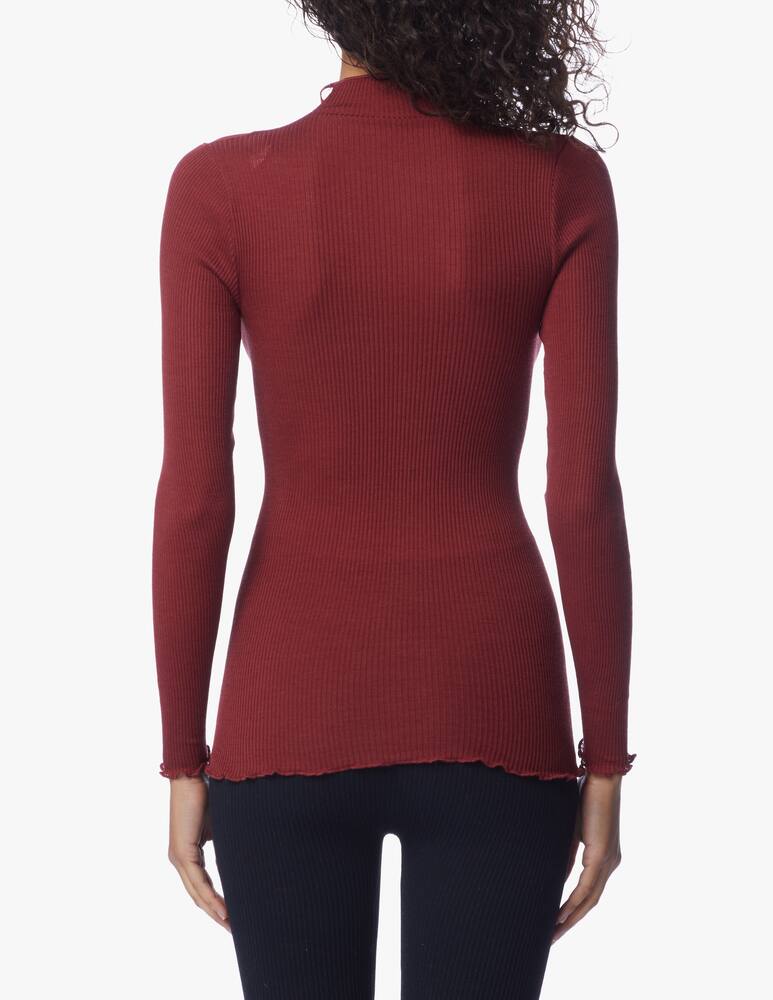 rinascente Lisanza Turtle-neck with mesh details