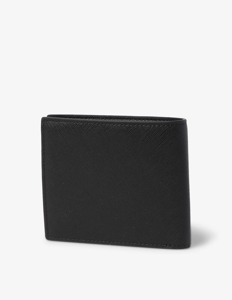 rinascente Emporio Armani Bfold saffiano regenerated wallet - Black