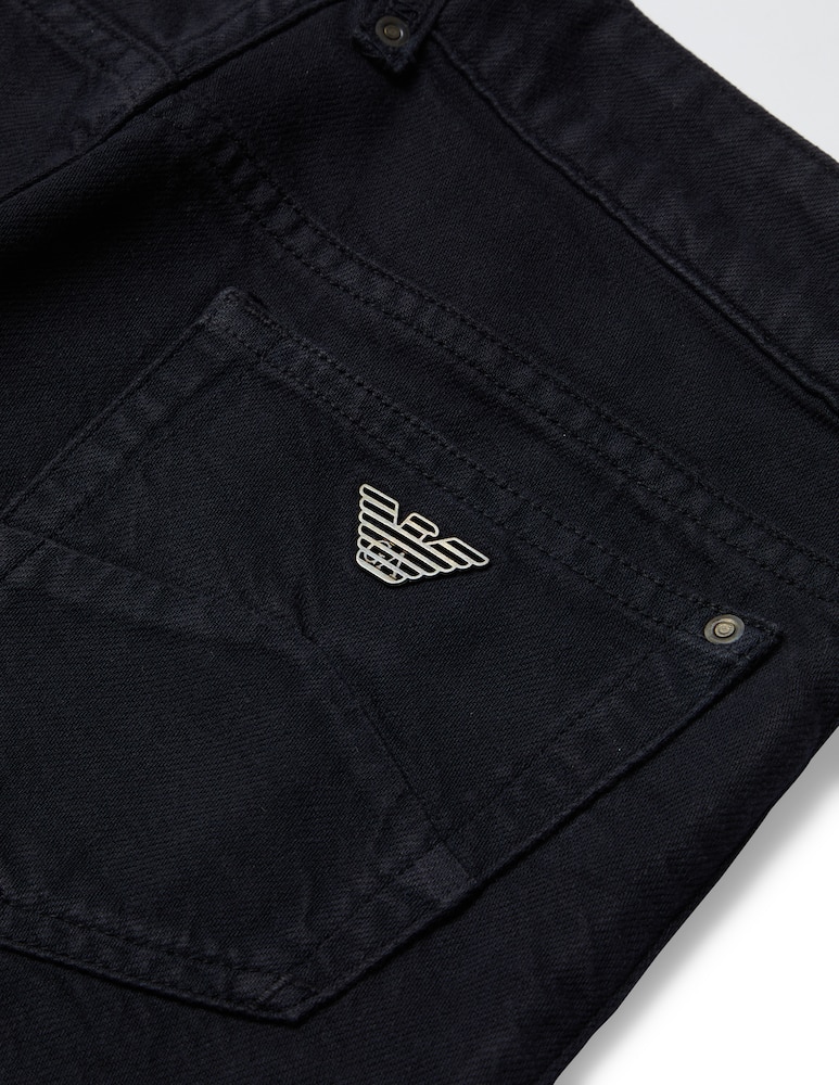 rinascente Emporio Armani Pantaloni corti in denim drill tinto