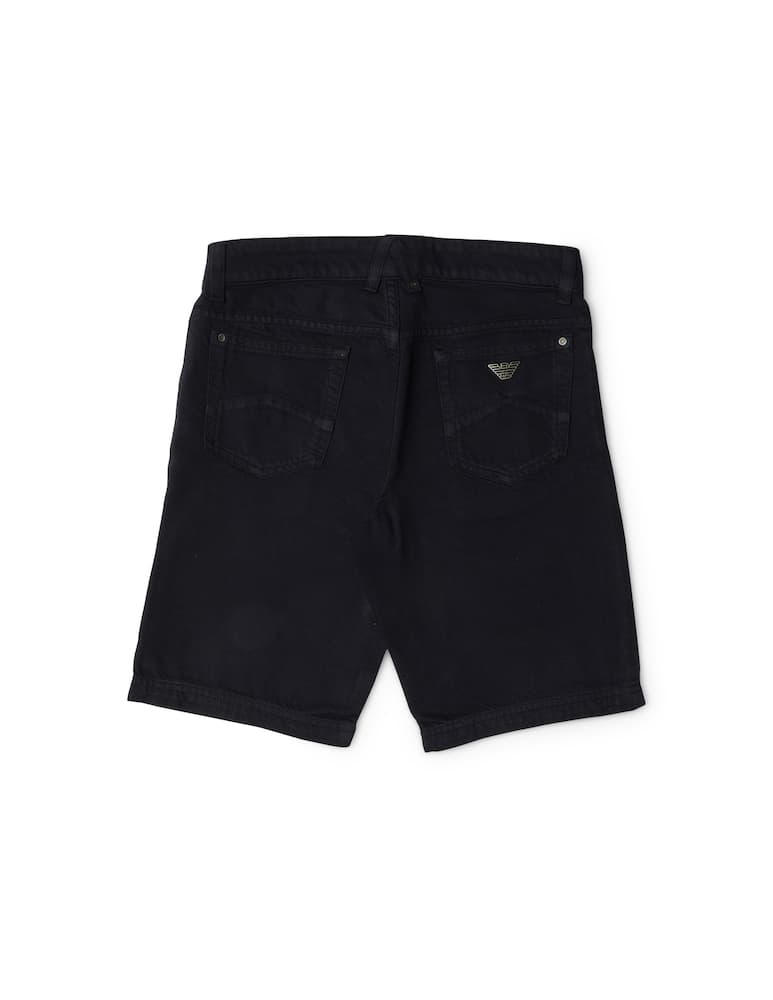 rinascente Emporio Armani Pantaloni corti in denim drill tinto