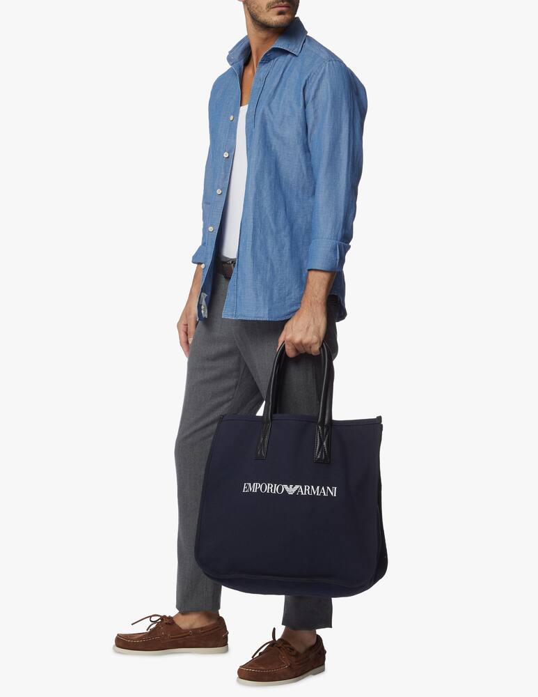 rinascente Emporio Armani Borsa a spall canvas