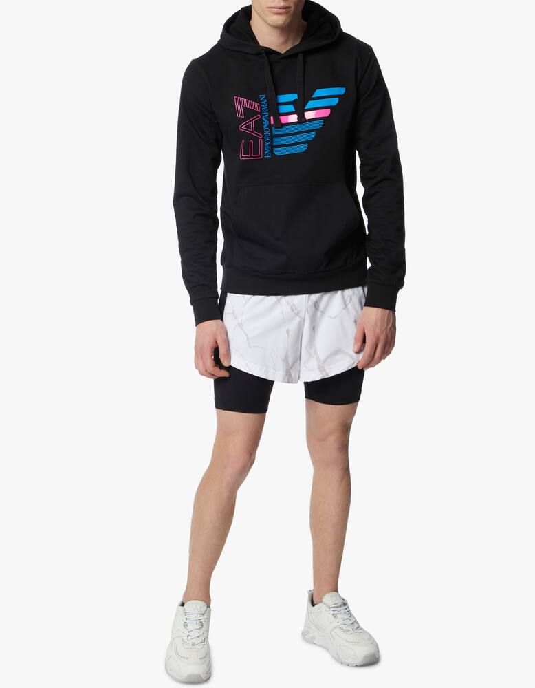 rinascente EA7 Felpa con cappuccio big logo aquila