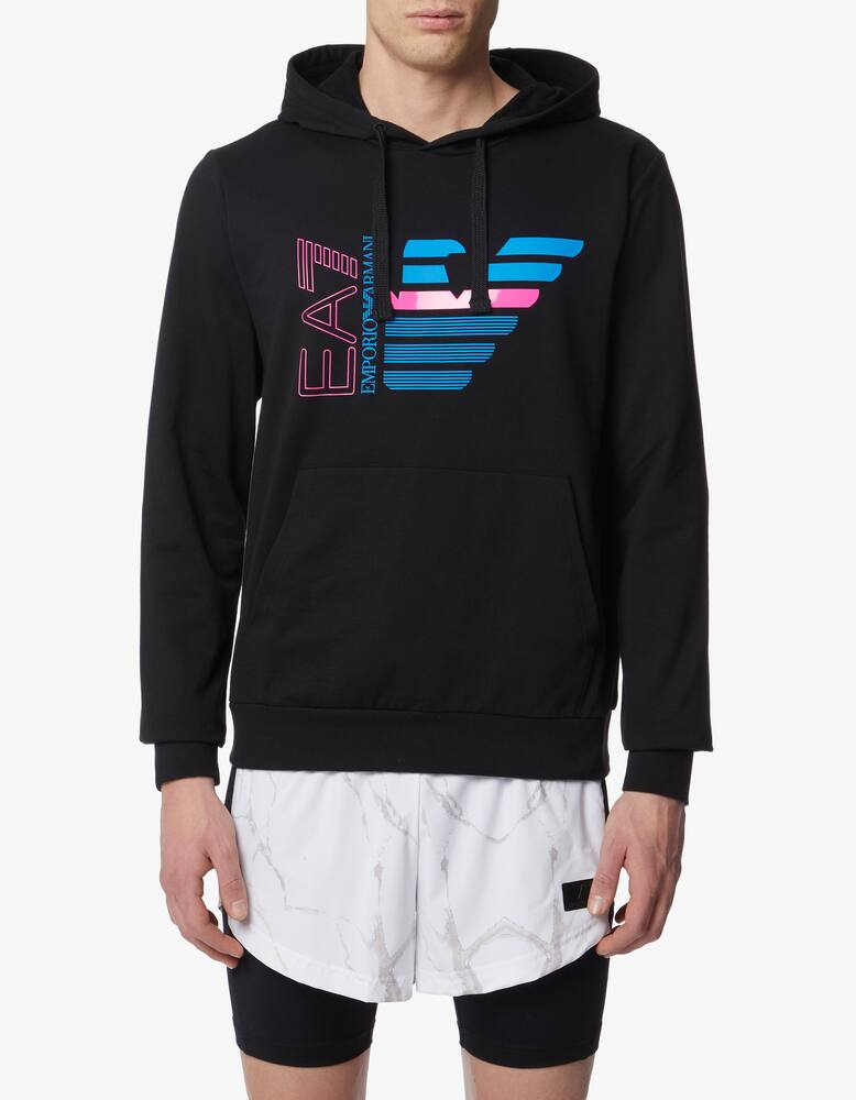 rinascente EA7 Felpa con cappuccio big logo aquila