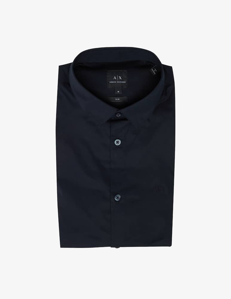 Armani Exchange Camicia popeline stretch - immagine 1 Armani Exchange Camicia popeline stretch - immagine 1