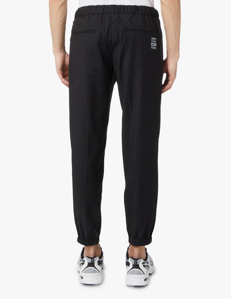 rinascente Armani Exchange Icon cotton jogger pant - black