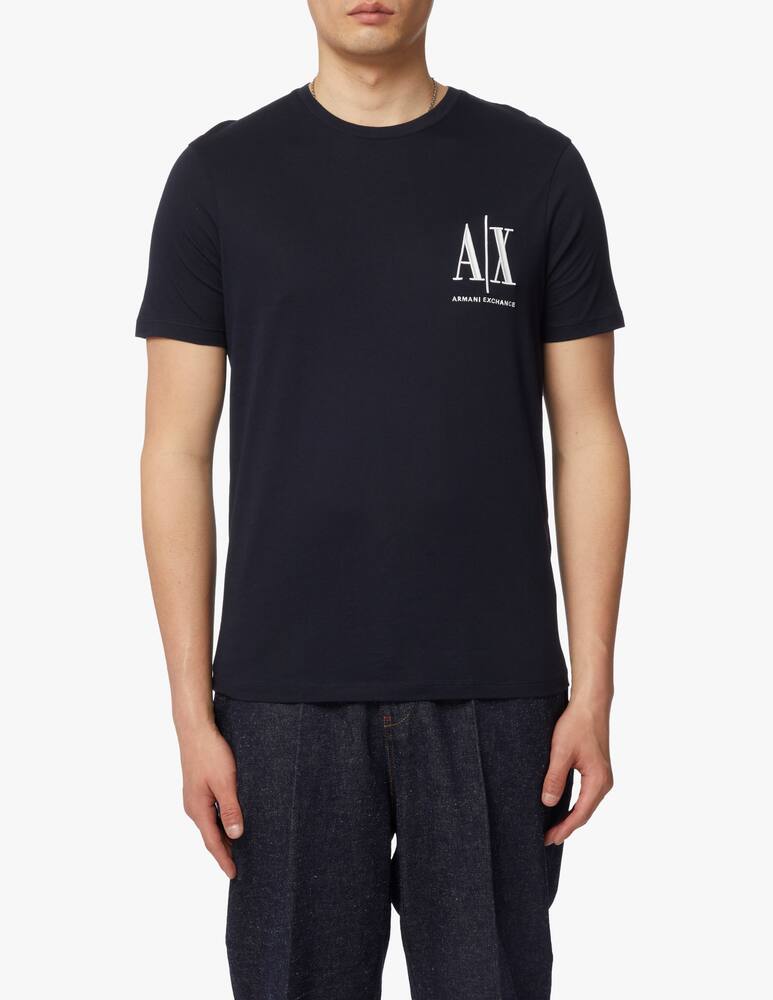 Armani Exchange Maglietta girocollo icon small - immagine 1 Armani Exchange Maglietta girocollo icon small - immagine 1