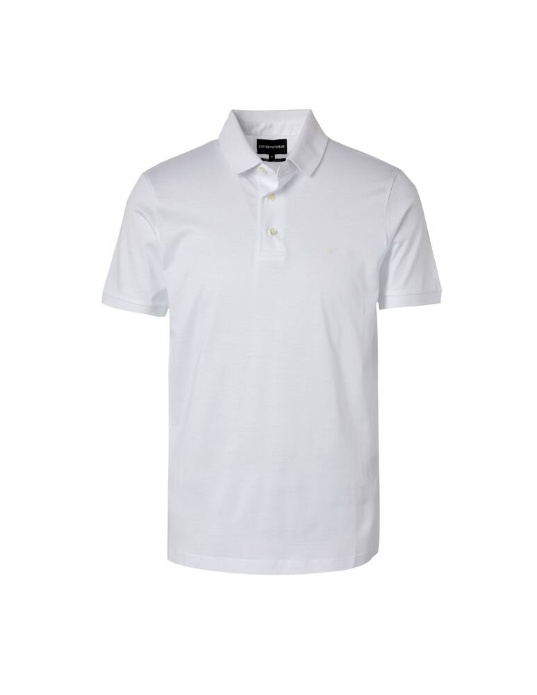 rinascente Emporio Armani Polo manica corta tech travel bottoni - bianco