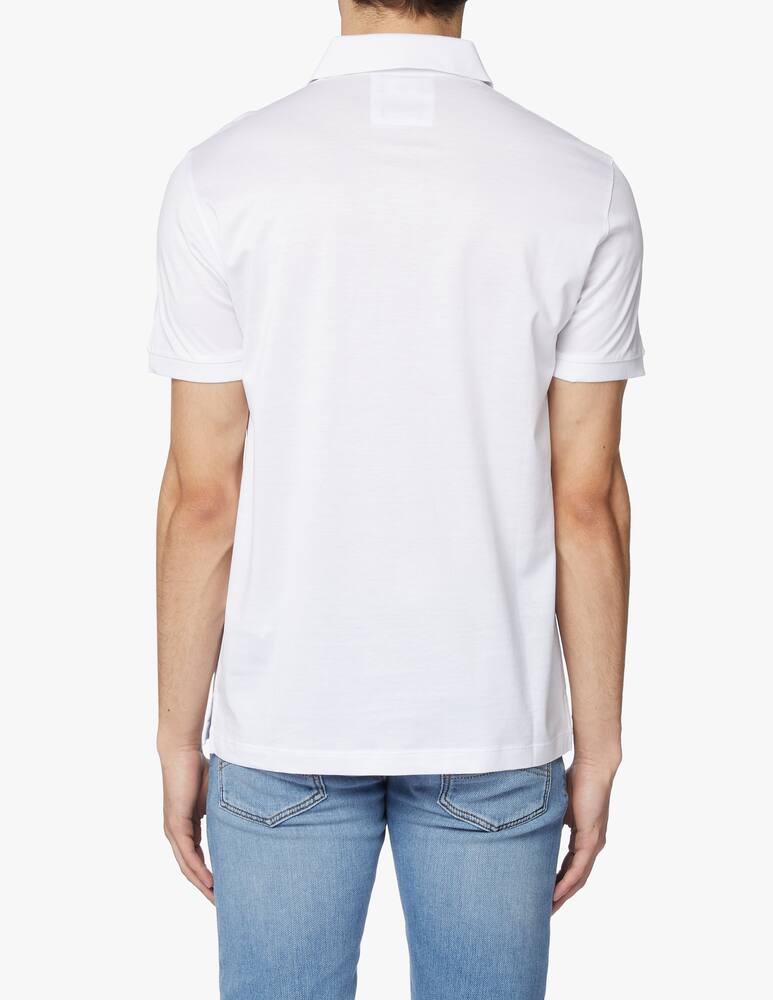 rinascente Emporio Armani Polo manica corta tech travel bottoni - bianco