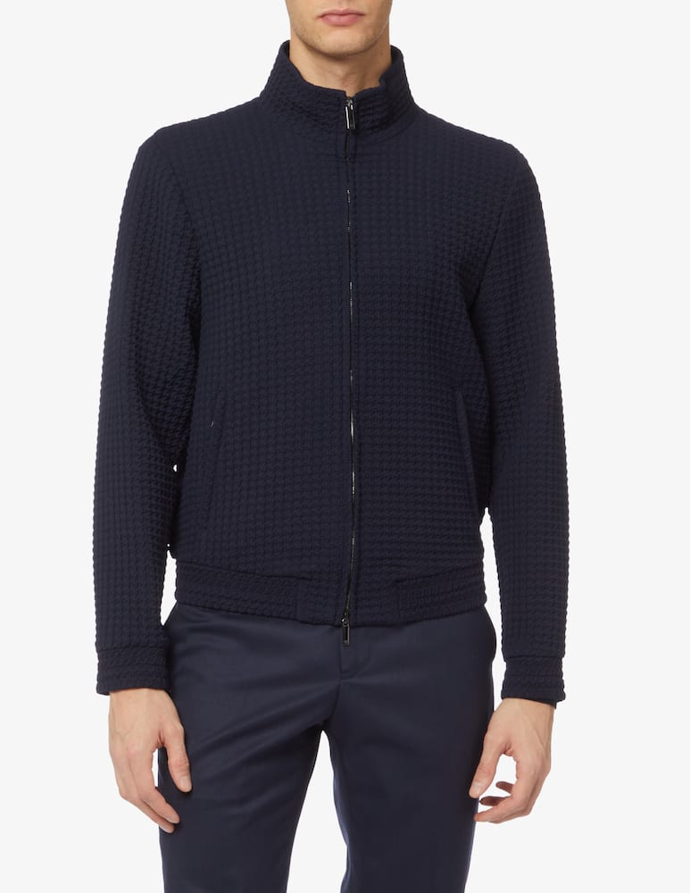 Emporio Armani Blouson pied de poule jacket - picture 1 Emporio Armani Blouson pied de poule jacket - picture 1