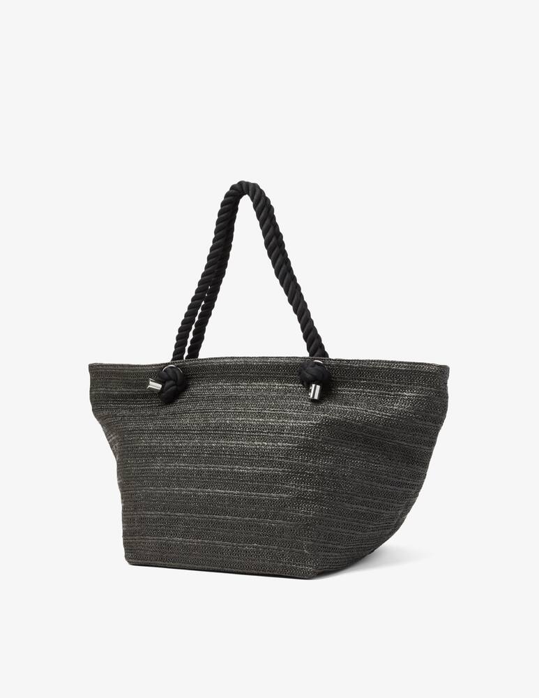 rinascente Emporio Armani Raffia shopping bag