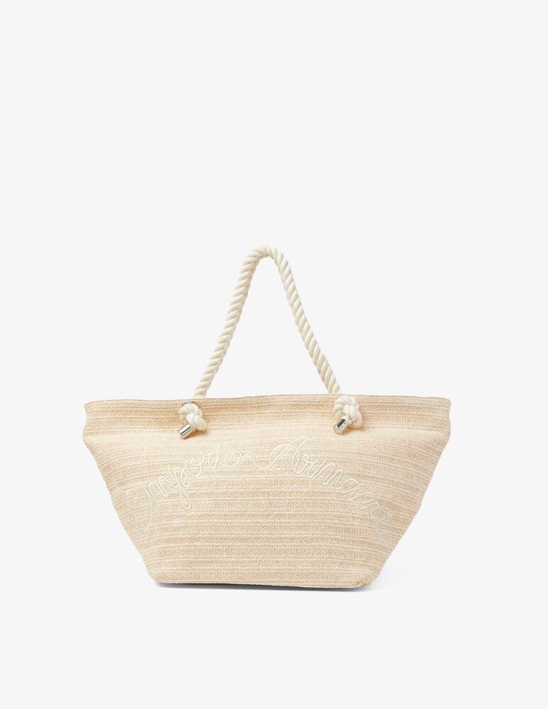 Emporio Armani Borsa shopping in rafia - immagine 1 Emporio Armani Borsa shopping in rafia - immagine 1