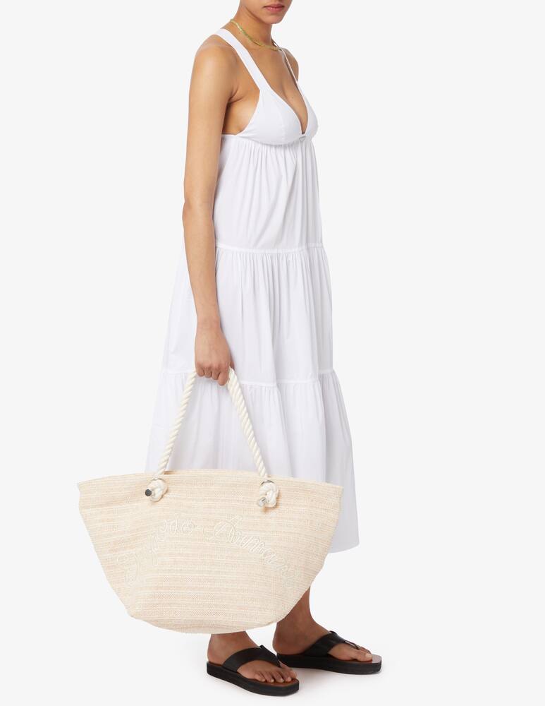 rinascente Emporio Armani Borsa shopping in rafia