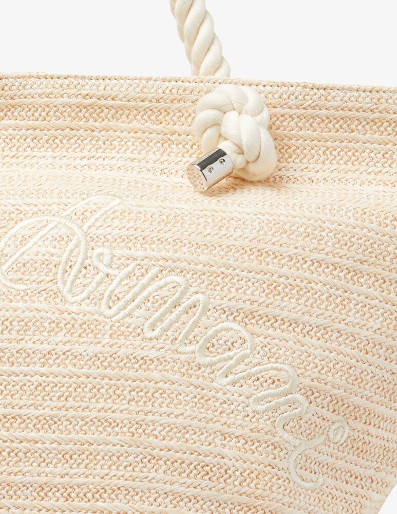 rinascente Emporio Armani Borsa shopping in rafia