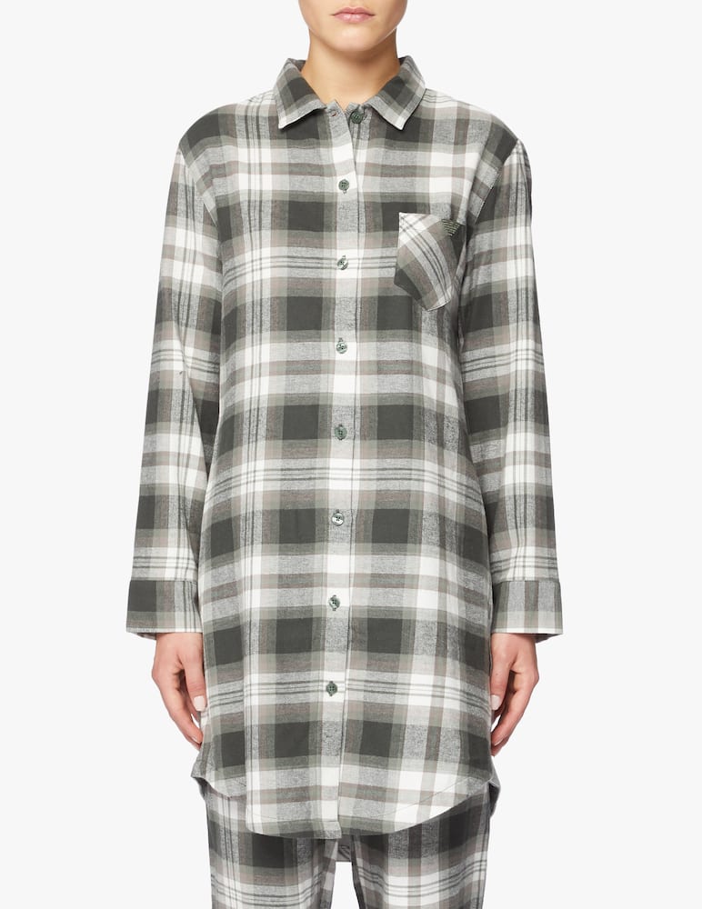 rinascente Emporio Armani Vestito da notte a manica lunga in cotone