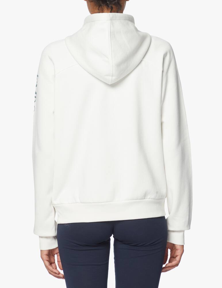 rinascente Emporio Armani Felpa in cotone con cappuccio e cerniera 