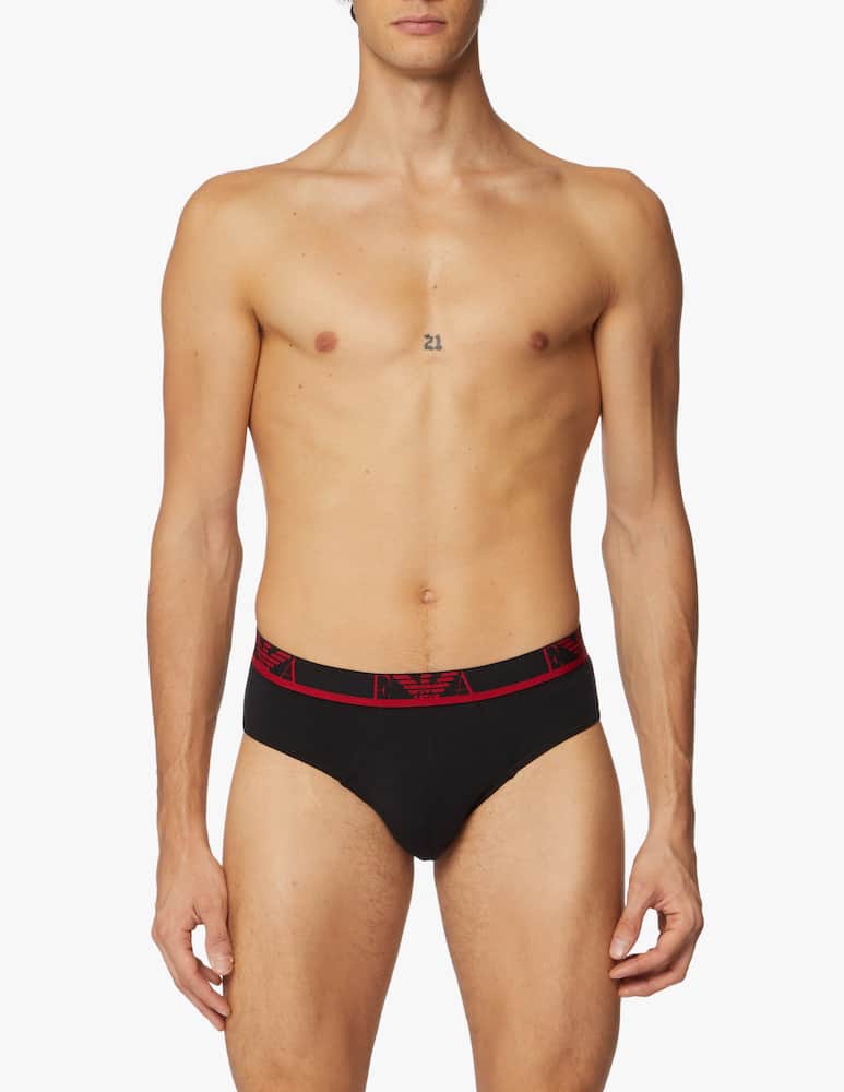 rinascente Emporio Armani Slip monogram 3 confezioni