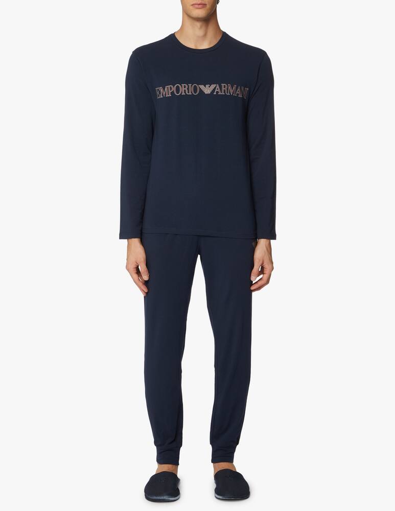 rinascente Emporio Armani Pigiama lungo megalogo
