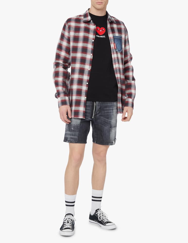 rinascente Dsquared2 Maglietta cuore - nero